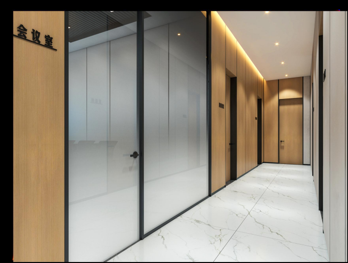 MAX創(chuàng)新科技產(chǎn)業(yè)園 -負(fù)一會議室走廊